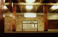S-Bahnhof Anhalter Bahnhof, Datum: 03.03.1984, ArchivNr. 3.6